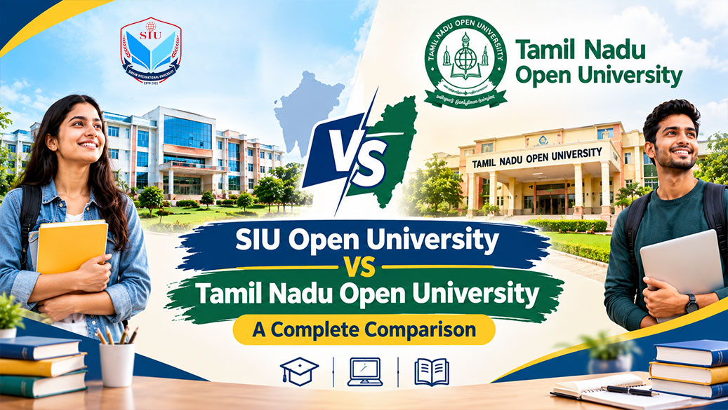 SIU Open University vs Tamil Nadu Open University